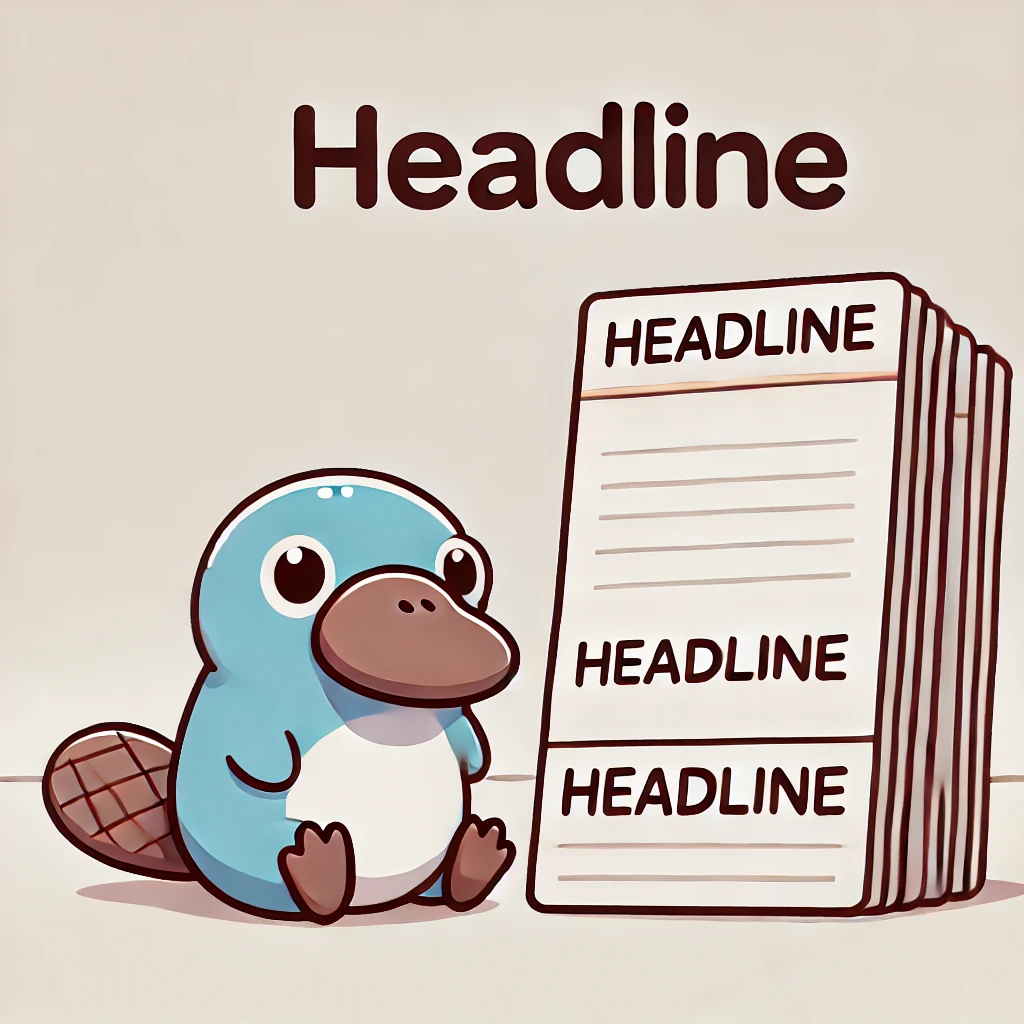 Dziobak pokazuje czym jest HEadline